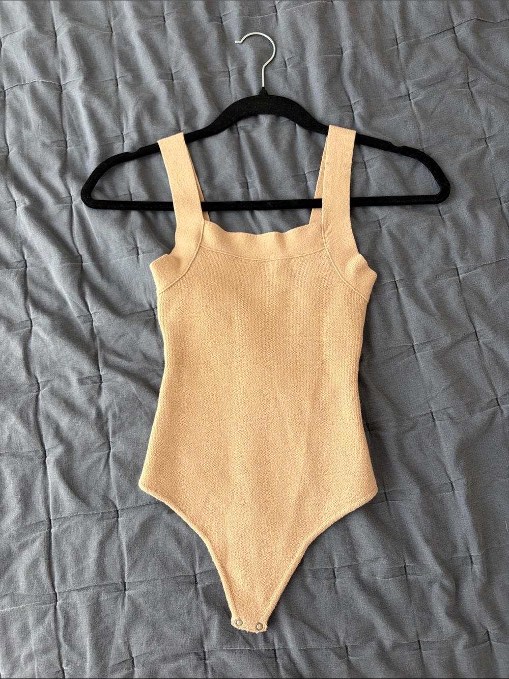 Abercrombie & Fitch Tan One-Piece Bodysuit - Sleeveless Tank Style